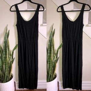 Aritzia T Babaton With Silk Black Long Dress